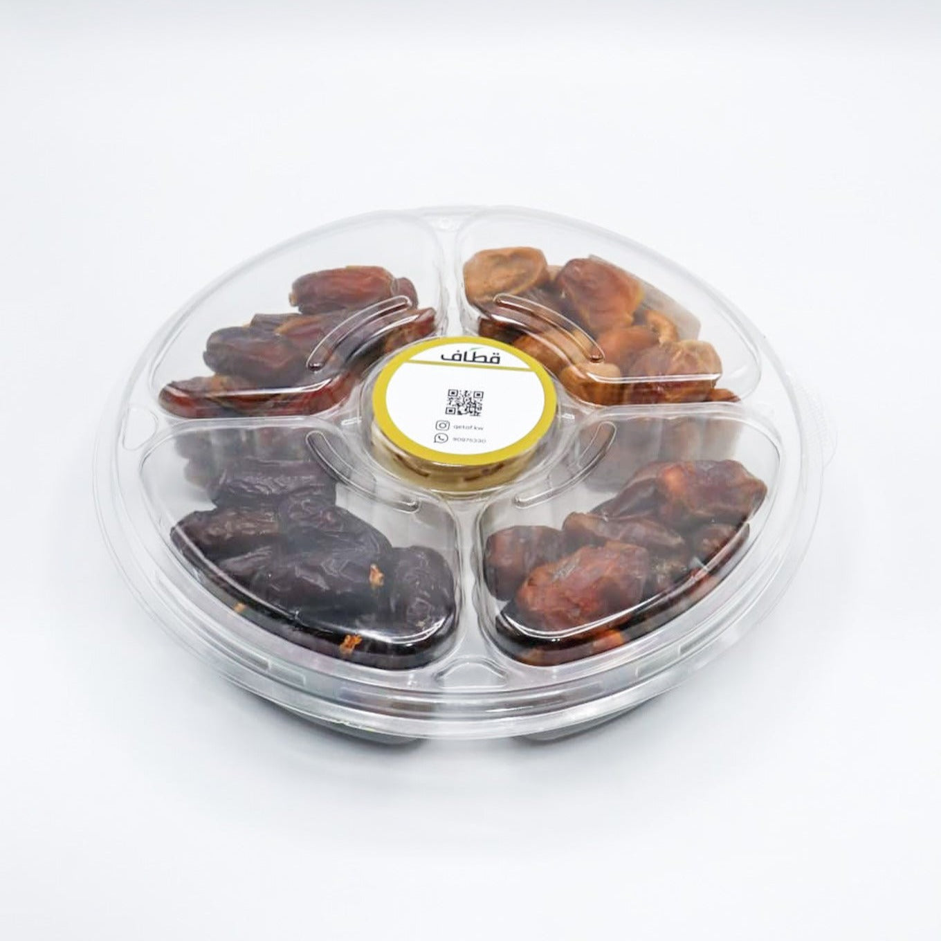 Qitaf - Box of mixed dates with harada | Qetaf - date mix box with harda 